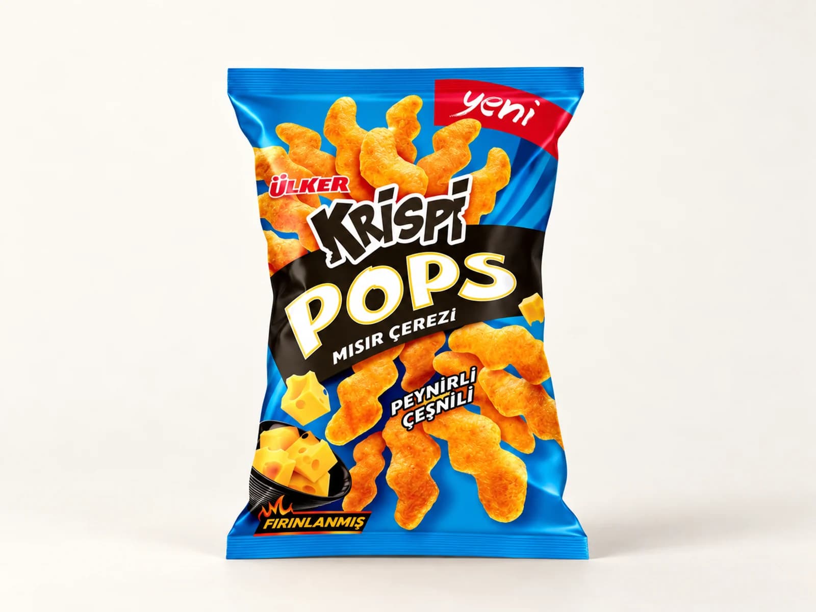 Krispi Pops Cheese Flavour Corn Snack – 40 g
